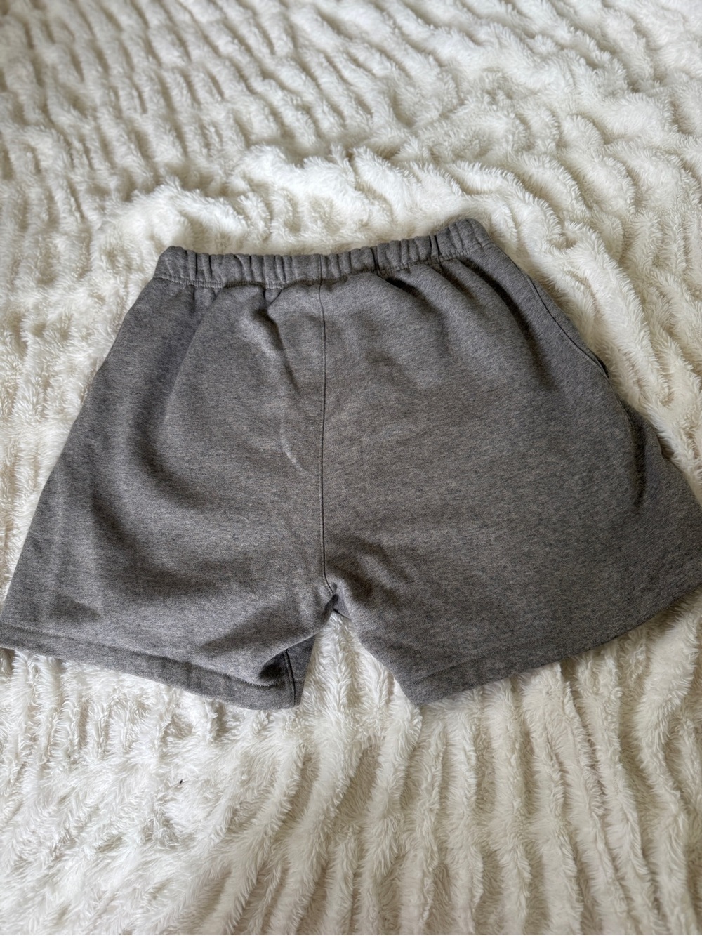 Essentials Grey Athletic Drawstring Shorts - Picture 5 of 5